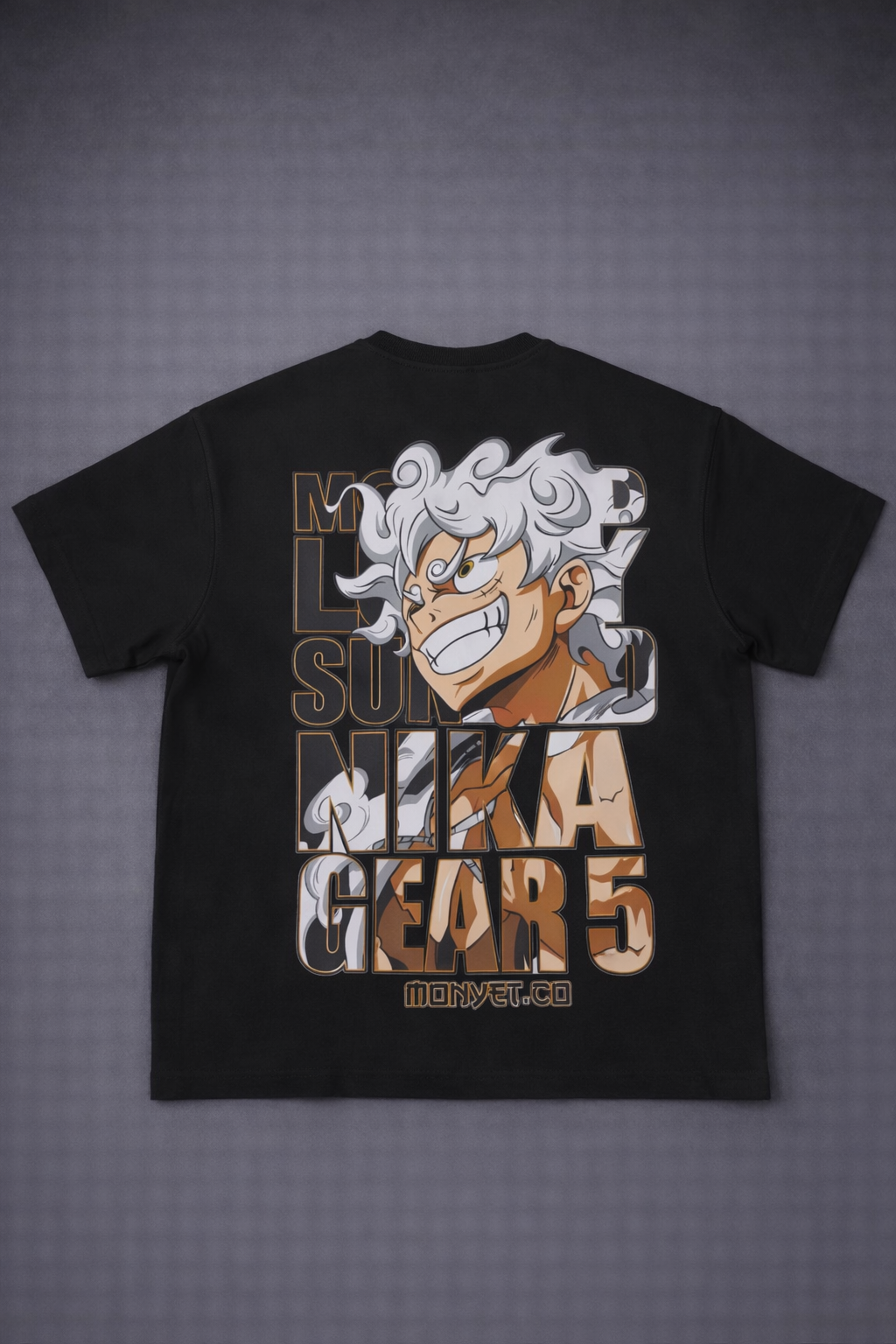 MONYET ANIME PRIMIUM BLACK OVERSIZED T-SHIRT